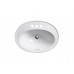 KOHLER K-2075-4-0 Serif Self-Rimming Bathroom Sink  White - B000MYI0QK